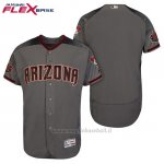 Maglia Baseball Uomo Arizona Diamondbacks Grigio Nero 20 Anniversario Flex Base