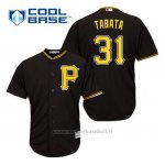Maglia Baseball Uomo Pittsburgh Pirates Jose Tabata 31 Nero Alterner Cool Base
