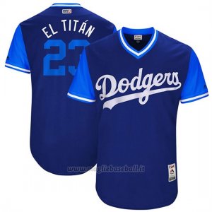 Maglia Baseball Uomo Los Angeles Dodgers 2017 Little League World Series Adrian Gonzalez Royal