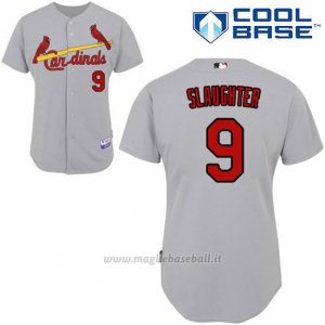 Maglia Baseball Uomo St. Louis Cardinals Mike Piazza Grigio Cool Base