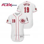 Maglia Baseball Uomo Cincinnati Reds Joey Votto 150th Aniversario Patch Flex Base Bianco