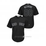 Maglia Baseball Hombre Boston Red Sox Personalizzate 2019 Players Weekend Nickname Replica Nero