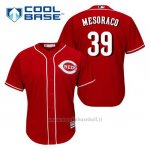 Maglia Baseball Uomo Cincinnati Reds Devin Mesoraco 39 Rosso Alterner Cool Base