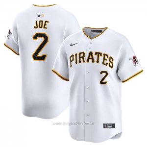 Maglia Baseball Uomo Pittsburgh Pirates Connor Joe Home Limited Bianco