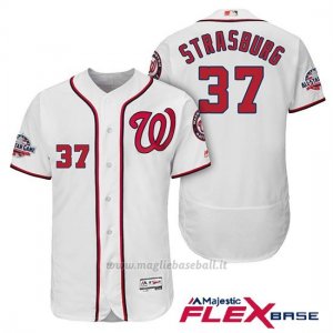 Maglia Baseball Uomo Washington Nationals Stephen Strasburg Bianco 2018 All Star 1ªFlex Base