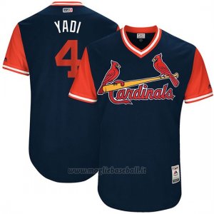 Maglia Baseball Uomo St. Louis Cardinals 2017 Little League World Series Yadier Molina Blu