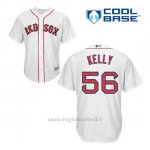 Maglia Baseball Uomo Boston Red Sox 56 Joe Kelly Bianco 1ªCool Base