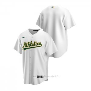 Maglia Baseball Uomo Oakland Athletics Replica Primera Bianco