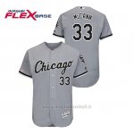 Maglia Baseball Uomo Chicago White Sox James Mccann 150th Aniversario Patch Flex Base Grigio
