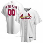 Maglia Baseball Uomo St. Louis Cardinals Primera Pick-A-player Retired Roster Replica Bianco