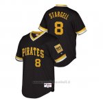 Maglia Baseball Uomo Pittsburgh Pirates Willie Stargell Throwback 1979 World Series Nero