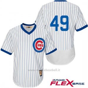 Maglia Baseball Uomo Chicago Cubs 49 Jake Arrieta Flex Base Autentico Collezione
