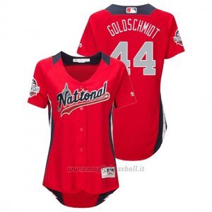 Maglia Baseball Donna All Star Game Majestic Paul Goldschmidt 2018 1ªRun Derby National League Rosso