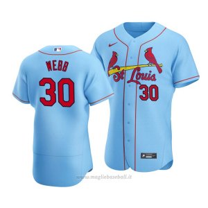 Maglia Baseball Uomo St. Louis Cardinals Tyler Webb Autentico Alternato Blu