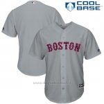 Maglia Baseball Uomo Boston Red Sox 2017 Estrellas y Rayas Grigio Cool Base