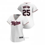 Maglia Baseball Donna Minnesota Twins Byron Buxton 2020 Replica Primera Bianco
