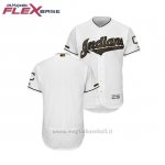 Maglia Baseball Uomo Indians 2018 Dia de los Caidos Flex Base Bianco