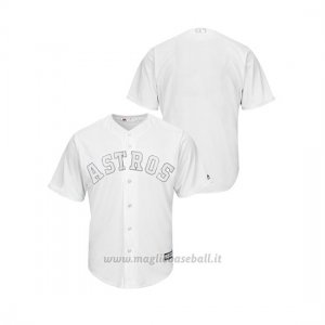 Maglia Baseball Uomo Houston Astros 2019 Players Weekend Replica Bianco