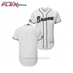 Maglia Baseball Uomo Atlanta Braves 2018 Dia de los Caidos Flex Base Bianco