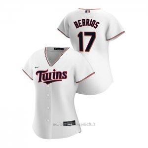 Maglia Baseball Donna Minnesota Twins Jose Berrios 2020 Replica Primera Bianco