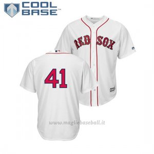 Maglia Baseball Uomo Boston Red Sox Chris Sale Cool Base Replica 1ªBianco