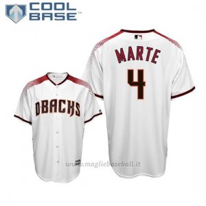 Maglia Baseball Uomo Arizona Diamondbacks Ketel Marte Cool Base Majestic 1ªBianco