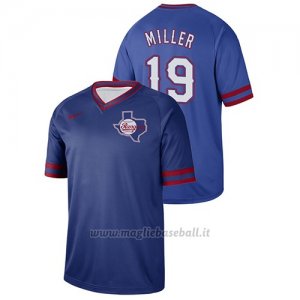 Maglia Baseball Hombre Texas Rangers Shelby Miller Cooperstown Collection Legend Blu
