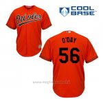 Maglia Baseball Uomo Baltimore Orioles 56 Darren O'day Arancione Alterner Cool Base