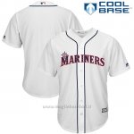 Maglia Baseball Uomo Seattle Mariners 2017 Estrellas y Rayas Bianco Cool Base