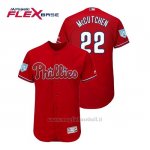 Maglia Baseball Uomo Philadelphia Phillies Andrew Mccutchen Flex Base Entrenamiento De Primavera 2019 Rosso