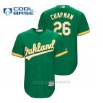 Maglia Baseball Uomo Oakland Athletics Matt Chapman Cool Base Official Alternato Kelly Green