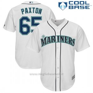 Maglia Baseball Uomo Seattle Mariners James Paxton Bianco Cool Base