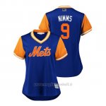 Maglia Baseball Donna New York Mets Brandon Nimmo 2018 Llws Players Weekend Nimms Royal