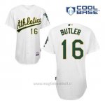 Maglia Baseball Uomo Oakland Athletics Billy Butler 16 Bianco 1ªCool Base