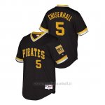 Maglia Baseball Uomo Pittsburgh Pirates Lonnie Chisenhall Throwback 1979 World Series Nero