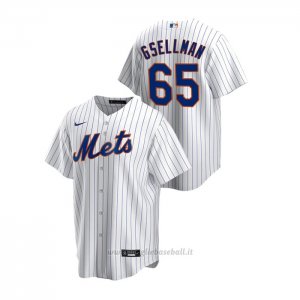 Maglia Baseball Uomo New York Mets Robert Gsellman Replica Primera Bianco