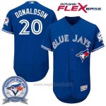 Maglia Baseball Uomo Toronto Blue Jays Josh Donaldson 20 Flex Base 40 Anniversario