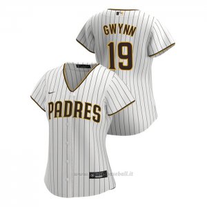 Maglia Baseball Donna San Diego Padres Tony Gwynn Replica 2020 Primera Bianco