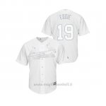 Maglia Baseball Hombre St. Louis Cardinals 19 Tommy Edman 2019 Players Weekend Replica Bianco