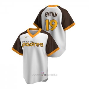 Maglia Baseball Uomo San Diego Padres Tony Gwynn Cooperstown Collection Primera Bianco
