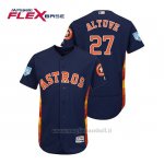 Maglia Baseball Uomo Houston Astros Jose Altuve Flex Base Entrenamiento De Primavera 2019 Blu
