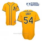 Maglia Baseball Uomo Oakland Athletics Sonny Grigio 54 Or Alterner Cool Base