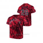 Maglia Baseball Hombre Los Angeles Angels Andrew Heaney Camuffamento Autentico Collezione Rosso