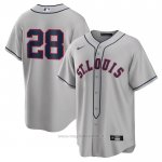 Maglia Baseball Uomo St. Louis Cardinals Nolan Arenado 2024 Rickwood Classic Replica Grigio