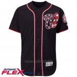 Maglia Baseball Uomo Washington Nationals Blank Blu Flex Base Autentico Collezione