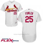 Maglia Baseball Uomo St. Louis Cardinals 25 Dexter Fowler Crema 2017 Flex Base