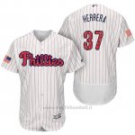 Maglia Baseball Uomo Philadelphia Phillies 2017 Estrellas y Rayas Odubel Herrera Bianco Flex Base