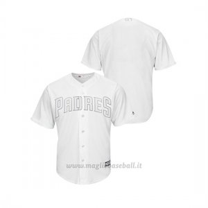 Maglia Baseball Hombre San Diego Padres 2019 Players Weekend Replica White Majestic