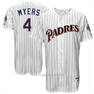 Maglia Baseball Uomo San Diego Padres San Diego Wil Meyers Turn Back The Clock Bianco