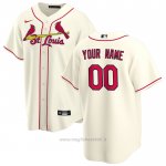 Maglia Baseball Uomo St. Louis Cardinals Alternato Replica Personalizzate Crema